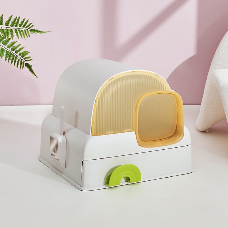 Potpuno zatvorena kutija za mačji pijesak - PP materijal - Brand: Yamada Heart - Za mačke