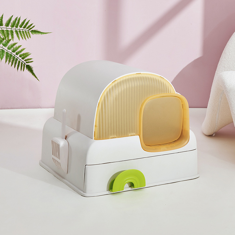 Potpuno zatvorena kutija za mačji pijesak - PP materijal - Brand: Yamada Heart - Za mačke