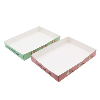 Skladajúca sa jednorazová miska na mačací stelivo, pre mačky, vonkajšie použitie, materiál: iné materiály