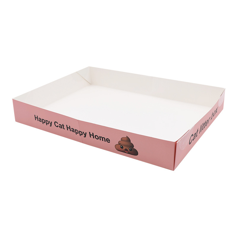 Skladajúca sa jednorazová miska na mačací stelivo, pre mačky, vonkajšie použitie, materiál: iné materiály