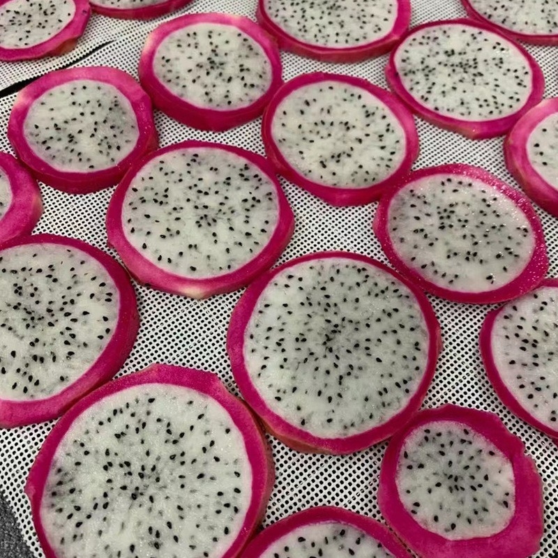 Szilikon szárító matrac gyümölcsök és húsok szárítására, négyzetes alakú, 360 g/m², élelmiszer-minőségű bevonat