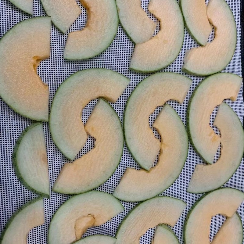 Szilikon szárító matrac gyümölcsök és húsok szárítására, négyzetes alakú, 360 g/m², élelmiszer-minőségű bevonat