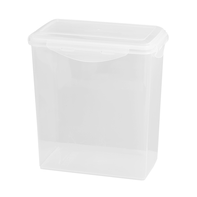 Кутия за съхранение на ориз с уплътнение, влагозащитна и против насекоми, PC пластмаса, капацитет под 4 л