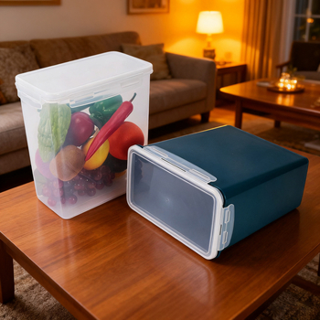 Кутия за съхранение на ориз – хранително качествен PC пластмаса, за храна за домашни любимци, персонализирано лого, функция против насекоми