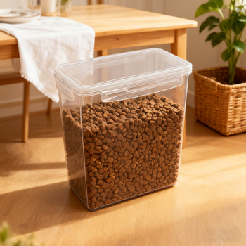 Кутия за съхранение на ориз – хранително качествен PC пластмаса, за храна за домашни любимци, персонализирано лого, функция против насекоми
