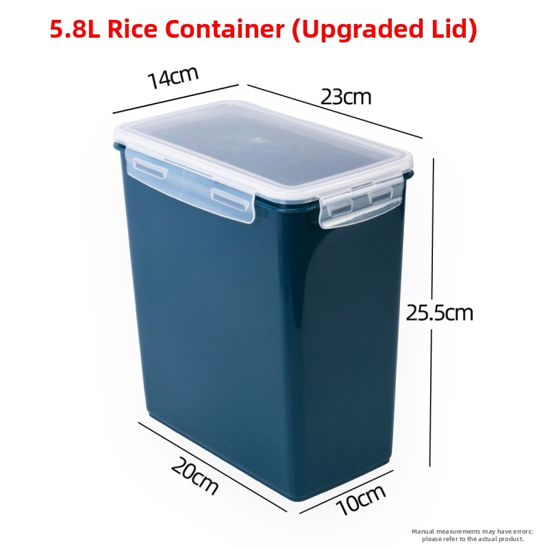 Кутия за съхранение на ориз – хранително качествен PC пластмаса, за храна за домашни любимци, персонализирано лого, функция против насекоми