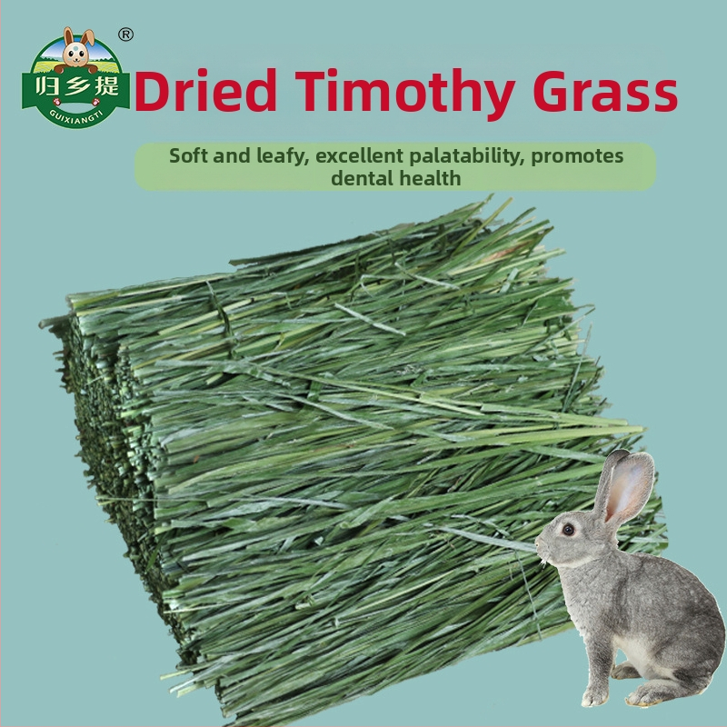Timothy siena segmenti – 500 g sausā dzīvnieku barība trušiem un činchillām