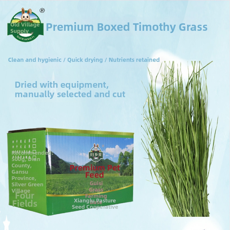 Timothy siena segmenti – 500 g sausā dzīvnieku barība trušiem un činchillām