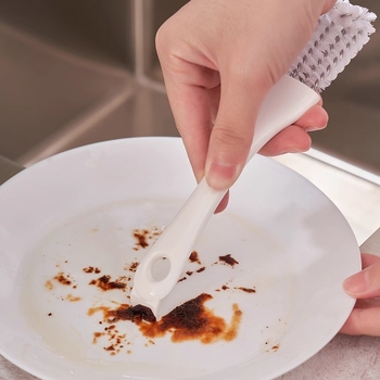 Daugiafunkcinis valymo šepetėlis paukščių narvams, kepsninėms grotelėms, siauriems kampams, virtuvės plautuvei ir orkaitėi — PP medžiaga, išleista 2024 m