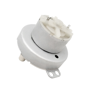 HY-JS50T Mikro DC samazinājuma motors (Modelis HY-JS50T, Spriegums 5–12 V, Jauda 0.29–0.63 W, Strāva 0.01–0.07 A, Ātrums 5.5–91 rpm, Griezes moments 77.1–608.2 mN·m)