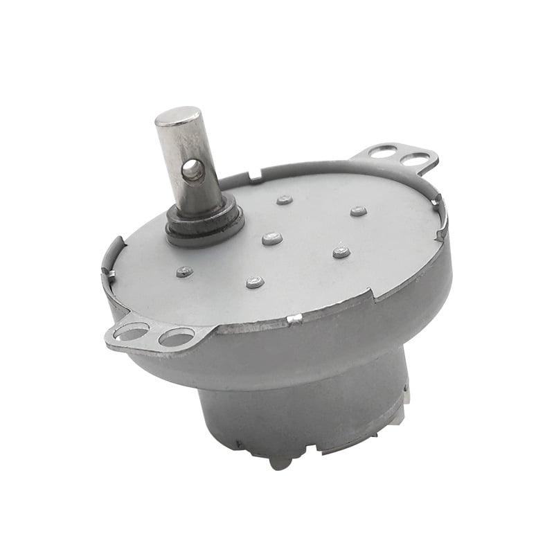 HY-JS50T Mikro DC samazinājuma motors (Modelis HY-JS50T, Spriegums 5–12 V, Jauda 0.29–0.63 W, Strāva 0.01–0.07 A, Ātrums 5.5–91 rpm, Griezes moments 77.1–608.2 mN·m)
