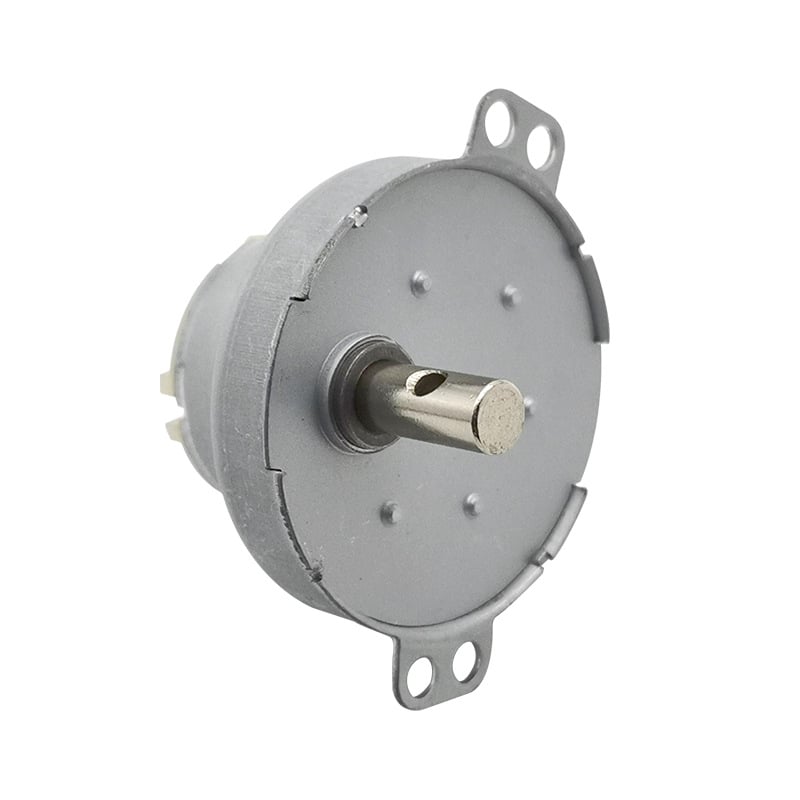 HY-JS50T Mikro DC samazinājuma motors (Modelis HY-JS50T, Spriegums 5–12 V, Jauda 0.29–0.63 W, Strāva 0.01–0.07 A, Ātrums 5.5–91 rpm, Griezes moments 77.1–608.2 mN·m)