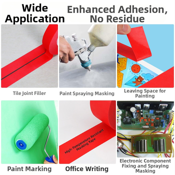 PET maskējošā lente PCB un cepeškrāsnī – biezums 0,25 mm, temperatūras izturība 250–300°C, piemērota aerosolu krāsošanai maskēšanai, cepešiem un PCB, viegli plēšama