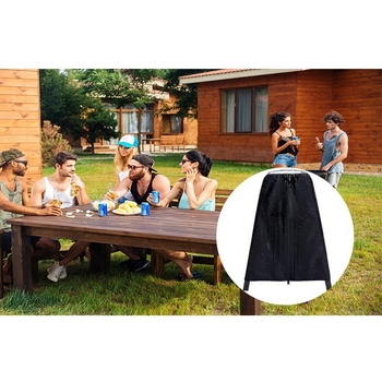 Защитен калъф за пещ за пица, вертикален дизайн, 420D Oxford плат, портативен за външна употреба, водоустойчив