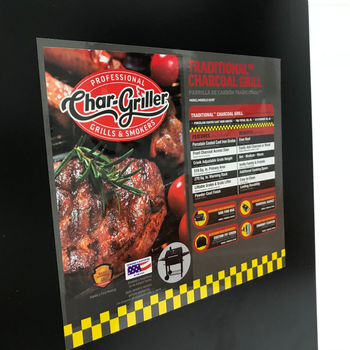 Етикет за фурна, CSA сертифициран, премахващ се лепящ стикер с UV защита и температурна устойчивост (-40°C до 280°C), PET материал