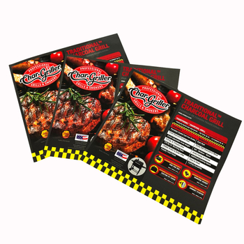 Етикет за фурна, CSA сертифициран, премахващ се лепящ стикер с UV защита и температурна устойчивост (-40°C до 280°C), PET материал