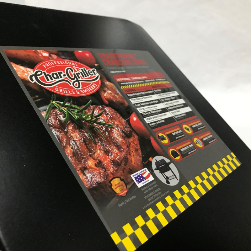 Етикет за фурна, CSA сертифициран, премахващ се лепящ стикер с UV защита и температурна устойчивост (-40°C до 280°C), PET материал