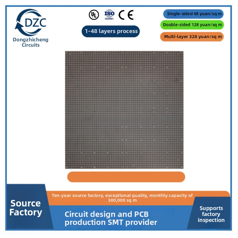 PCB vadības plate mājdzīvnieku žāvētājam, 1 slānis, substrāts 94HB, ugunsizturīgs, OSP tehnoloģija