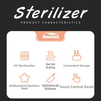 Θήκη απολύμανσης μαχαιριών και κουτί αποθήκευσης μαχαιροπίρουνων με λειτουργία στέγνωσης • υλικό PP+PET • επιτραπέζιο σχεδίαση • μινιμαλιστικό στυλ