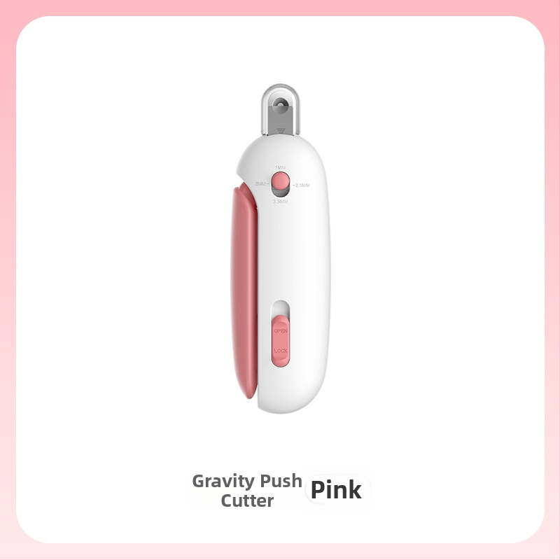 Κλιπ νυχιών για γάτες και κουνέλια με ρυθμιζόμενο κύκλικό άνοιγμα, Gravity Pusher μηχανισμός, κατάλληλο για αρχάριους