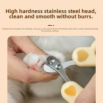 Ψαλίδια νυχιών γάτας για αρχάριους – Αντι-γρατσουνίσματα, κατάλληλα για γατάκια, Σχεδίαση με κυκλικό άνοιγμα