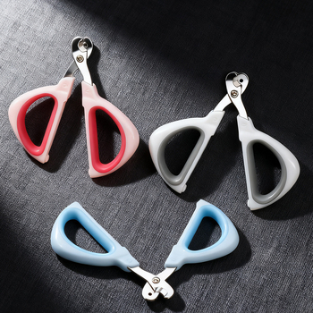 Ανοξείδωτος κόφτης νυχιών για γάτες, σχέδιο με κυκλικό άνοιγμα και προστατευτικό