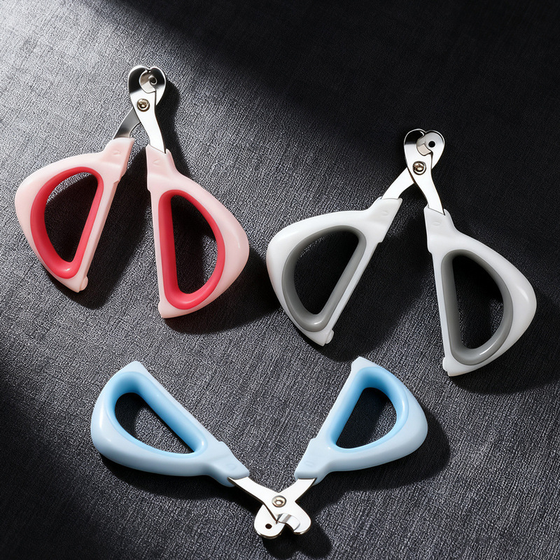 Ανοξείδωτος κόφτης νυχιών για γάτες, σχέδιο με κυκλικό άνοιγμα και προστατευτικό