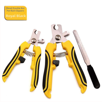 Clește pentru unghii de animale de companie, cu mâner dublu, pentru pisici și câini — model 2023, marcă feddis, nu este importat.