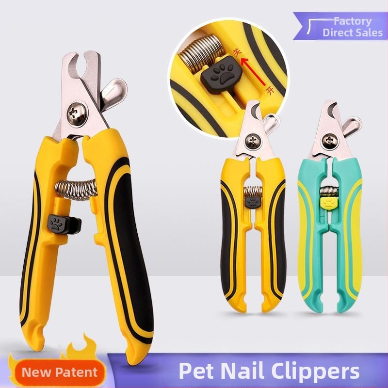 Clește pentru unghii de animale de companie, cu mâner dublu, pentru pisici și câini — model 2023, marcă feddis, nu este importat.