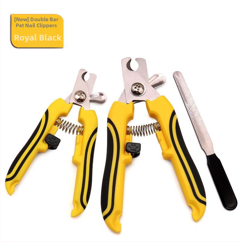 Clește pentru unghii de animale de companie, cu mâner dublu, pentru pisici și câini — model 2023, marcă feddis, nu este importat.