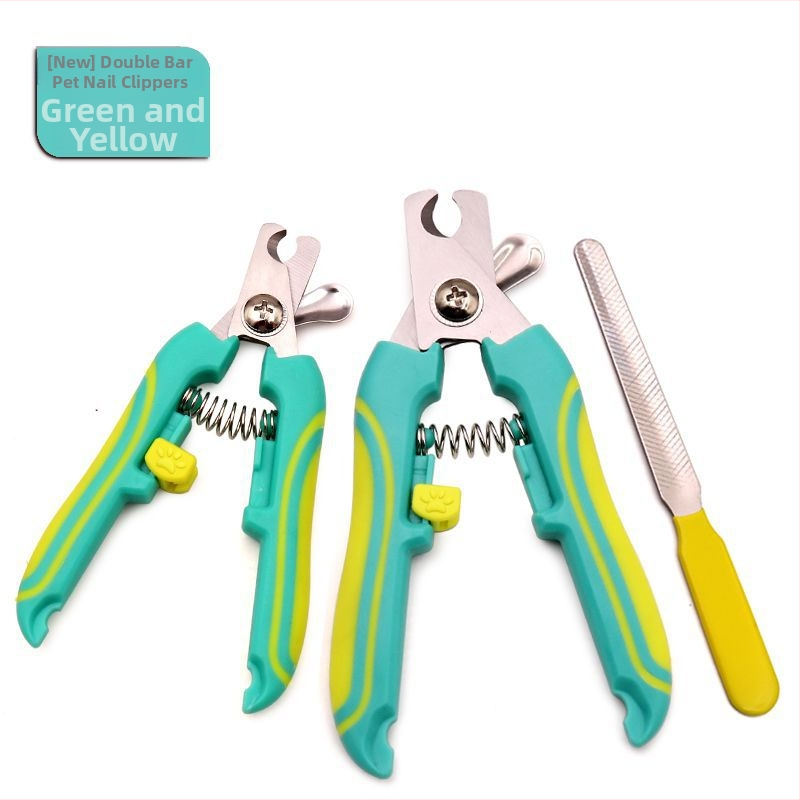 Clește pentru unghii de animale de companie, cu mâner dublu, pentru pisici și câini — model 2023, marcă feddis, nu este importat.