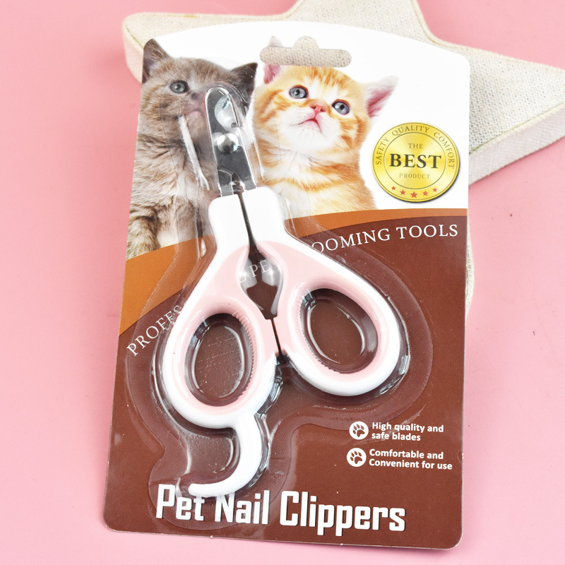 Clește de unghii pentru pisici, cu cap curbat și mâner curbat, vârf din oțel inoxidabil (Brand: Niu Bao; Clasă de produs: Clește de unghii; Material: Oțel inoxidabil; Pachet: 50 buc)