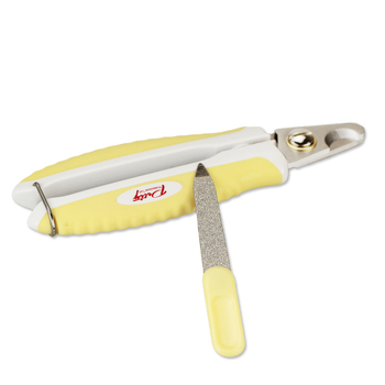 Petiybeauty Škare za nokte mačaka, nehrđajući čelik, s blokadom, uključuje pilnik za nokte