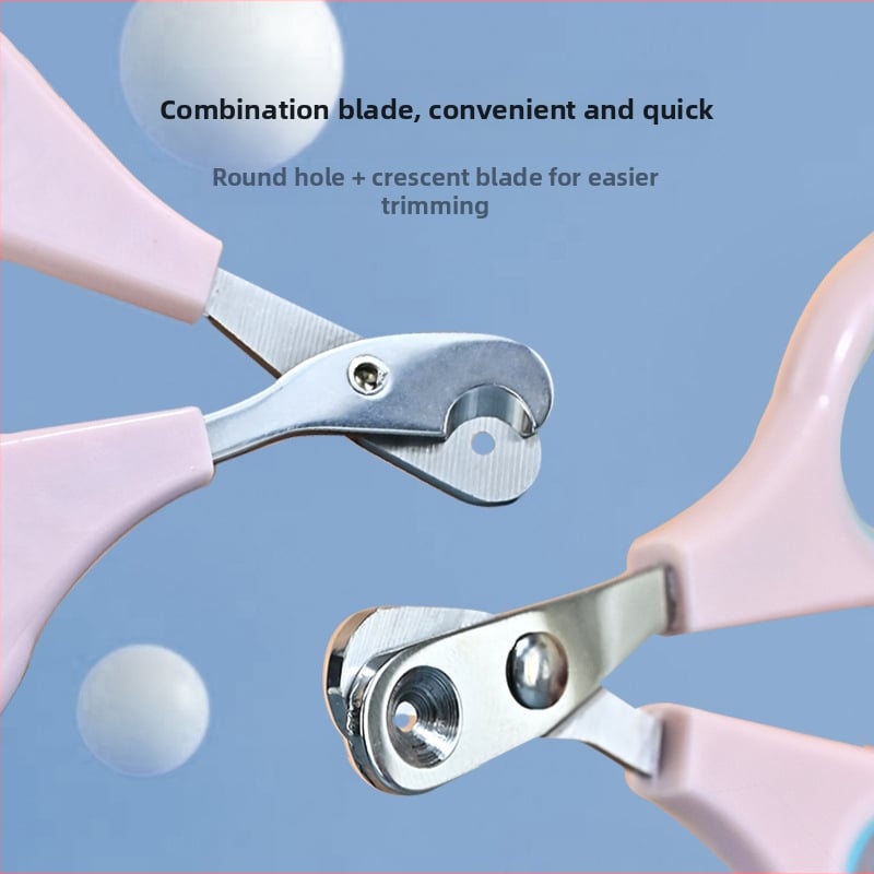 Macska körömvágó olló védőfogantyúval, biztonságos kialakítás, 100 darabos csomag