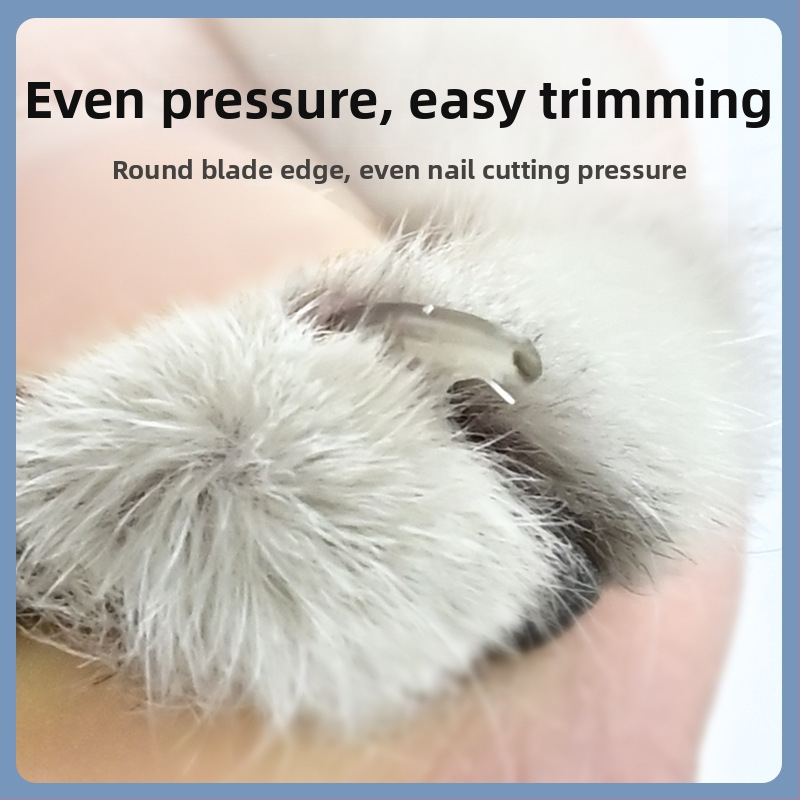 Kaķa nagu šķēres ar drošības aizsargu, drošs dizains, iepakojumā 100 gab.