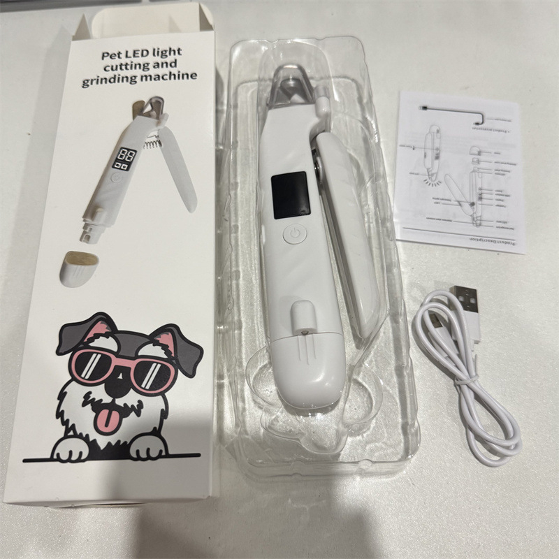 Set dual pentru pilit și tăiat unghii pentru animale de companie – pentru pisici și câini