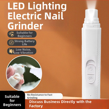 LED elektrická brúska na nechty pre psy a mačky