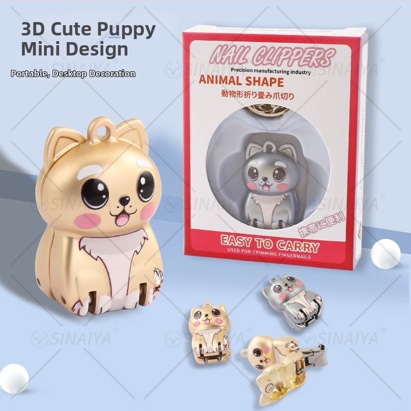 Kokkupandav küünte lõikur, kaasaskantav maniküüri tööriist, roostevaba teras, Sneya