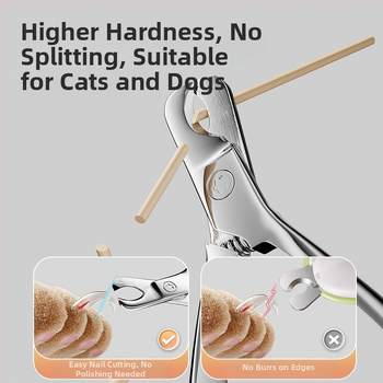 Clește pentru unghii de animale de companie – oțel inoxidabil, construcție dintr-o singură piesă, Xianglong kit portabil pentru casă, origine Guangdong