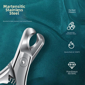 Clește pentru unghii de animale de companie – oțel inoxidabil, construcție dintr-o singură piesă, Xianglong kit portabil pentru casă, origine Guangdong