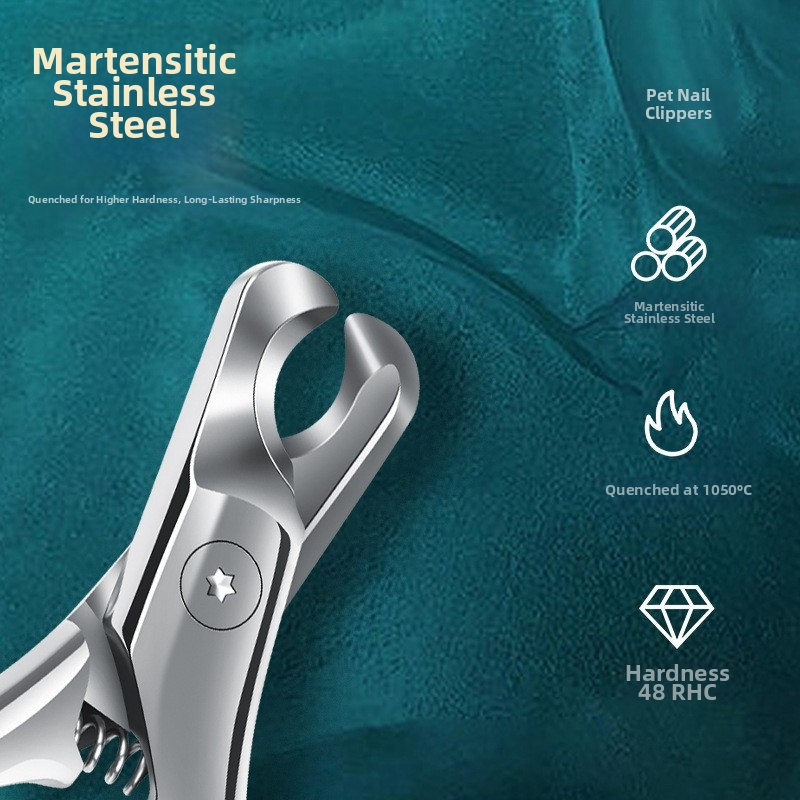 Lemmikloomade küünte lõikur – roostevaba teras, üheosaline konstruktsioon, Xianglong kaasaskantav kodukomplekt, päritolu Guangdong