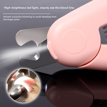 Kliešte na pazúry pre domáce zvieratá s LED osvetlením, pre mačky a psy, bez značky