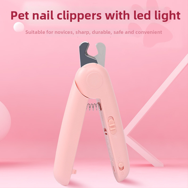 Kliešte na pazúry pre domáce zvieratá s LED osvetlením, pre mačky a psy, bez značky