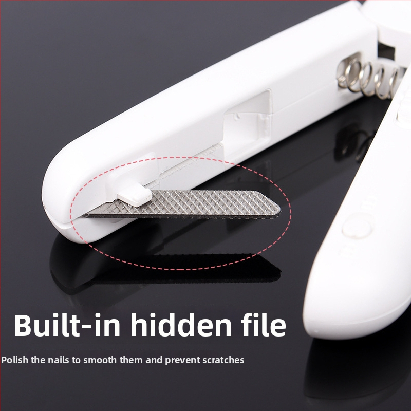 Kliešte na pazúry pre domáce zvieratá s LED osvetlením, pre mačky a psy, bez značky