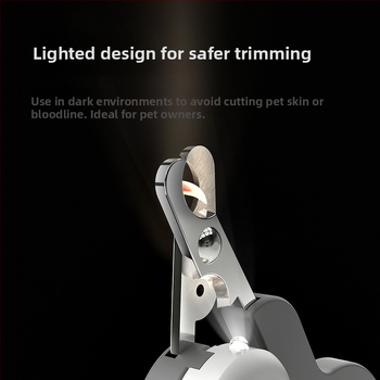 Katės nagų žirklės su LED apšvietimu