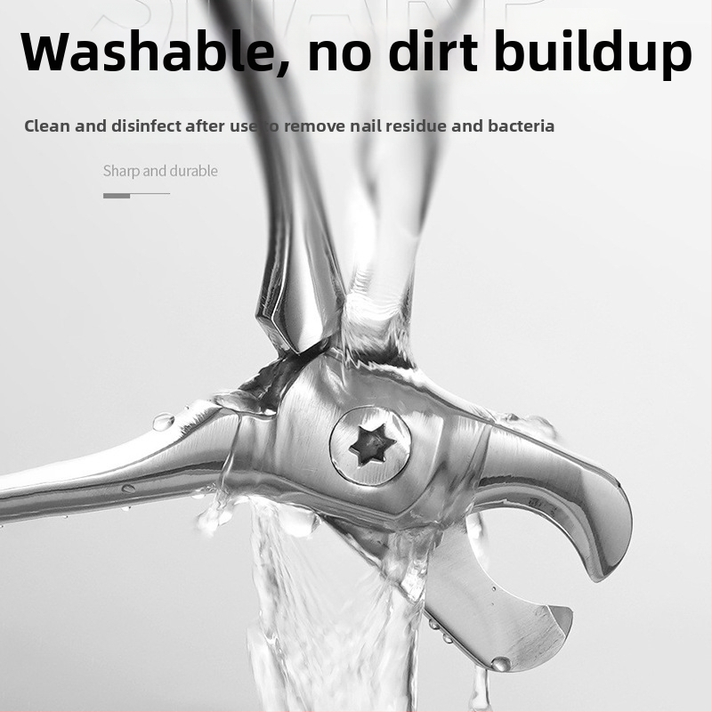 Lemmikloomade küünte lõikur roostevabast terasest – suur ava, verejooksu vältimise turvafunktsioon, 63,2 g, baaspakend