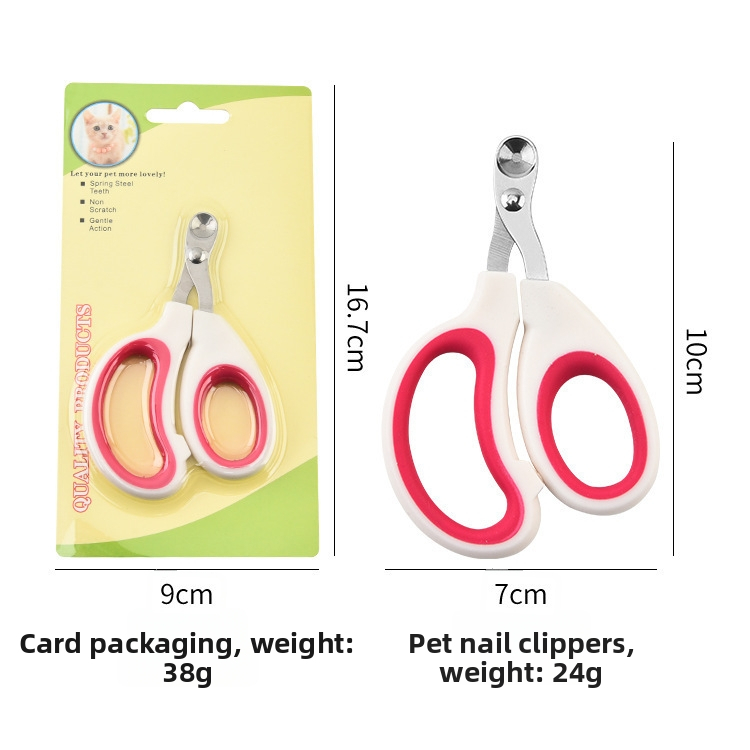 Ņokļu griešanas šķēres mājdzīvniekiem, kaķiem un suņiem, piemērotas iesācējiem, drošas kaķēniem un kucēniem, aizsardzība pret griezumiem tuvu asinsvadiem