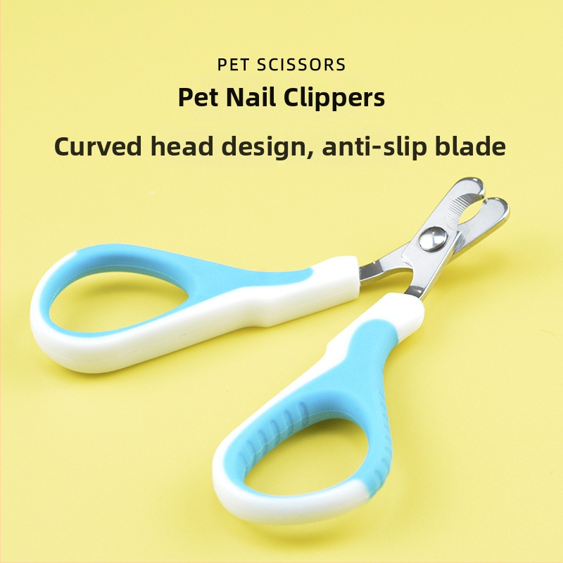 Kaķa nagu šķēres ar antislīdējošu rokturi, 45° leņķa dizains un nagu tīrīšana