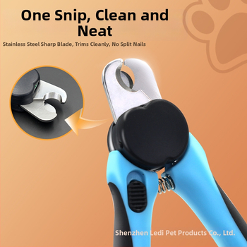 Augintinių nagų kirpimo įrankis su LED apšvietimu katėms ir šunims