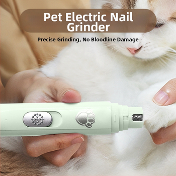 Elektrinis nagų šlifuotuvas naminiams gyvūnams – šunims ir katėms, universalus suderinamumas, Pink Claw ženklas